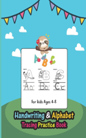 Handwriting & Alphabet Tracing Practice Book For Kids: Handwriting Practice & Alphabet Tracing workbook for kids ages 2-8. Lots of fun with learning.