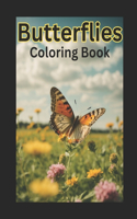 Butterflies: Coloring Book: Children, Kids and Adults