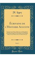 Écrivains de l'Histoire Auguste, Vol. 1