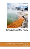 Persephone and Other Poems