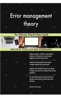 Error management theory The Ultimate Step-By-Step Guide