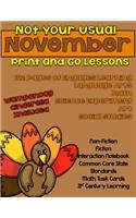 Not Your Usual November Print and Go Lessons