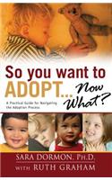 So You Want to Adopt... Now What?