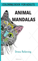 Animal Mandalas Coloring Book