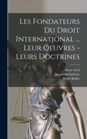 Les fondateurs du droit international ... leur oeuvres - leurs doctrines