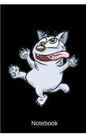 Notebook: Crazy Cat