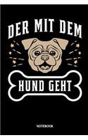 Der mit dem Hund geht Notebook