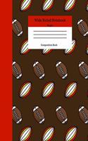 Wide Ruled Notebook Rugby Composition Book