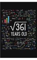 Square Root Of 361 Years Old