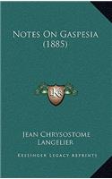 Notes On Gaspesia (1885)