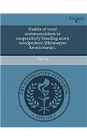 Studies of Vocal Communications in Cooperatively Breeding Acorn Woodpeckers (Melanerpes Formicivorus)
