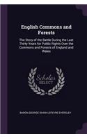 English Commons and Forests