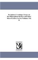 De Quincey's writings