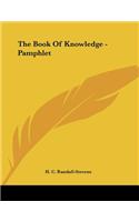 The Book of Knowledge - Pamphlet