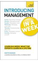 Introducing Management in a Week: Teach Yourself