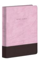 Large Print Thinline Reference Bible-KJV: King James Version Large Print, Chocolate / Pink FlexiSoft Leather Thinline Reference Bible