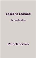 Lessons Learned