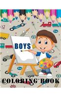 Boys Coloring Book
