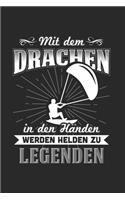 Mit Dem Drachen In den Händen Werden Helden Zu Legenden: Dart Lustig & Darts Notizbuch 6'x9' Liniert Geschenk für Darten & 180