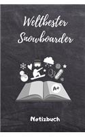 Weltbester Snowboarder Notizbuch