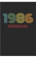 Retro 1986 Original - Tagesplaner 52 Wochen