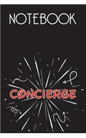 CONCIERGE Notebook, Simple Design: Notebook /Journal Gift, Simple Cover Design,100 pages, 6x9, Soft cover, Mate Finish