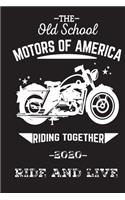 Lined Notebook With Quote: Biker Dad Father's Day Gift