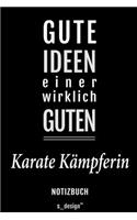 Notizbuch für Karate Kämpfer / Karate Kämpferin