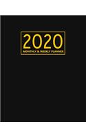 2020 Weekly & Monthly Planner