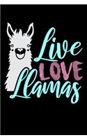 Live Love Llamas: Daily Gratitude Journal And Diary To Practise Mindful Thankfulness And Happiness For Llama Lovers, Zoo Animal Enthusiasts And Everyone Who Believes 