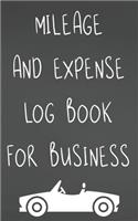 Mileage And Expense Log Book For Business