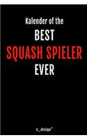 Kalender für Squash Spieler