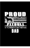 Proud Pitbull Dad: Food Journal - Track Your Meals - Eat Clean And Fit - Breakfast Lunch Diner Snacks - Time Items Serving Cals Sugar Protein Fiber Carbs Fat - 110 Pag