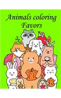 Animals coloring Favors: Mind Relaxation Everyday Tools from Pets and Wildlife Images for Adults to Relief Stress, ages 7-9(6 Desert Animals)