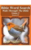 Bible Word Search Walk Through The Bible Volume 9: Genesis #9 Extra Large Print