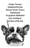 Boston Terrier Journal: 6 x 9 150 Page Journal