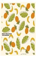 Diet Tracker Notebook: Fruit Pattern Healthy Diet Log Book