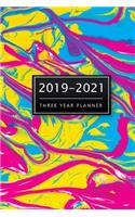 2019-2021 Three Year Planner: 3 Year Planner 2019-2021, Personal Planner for The Next Three Years, Pocket Planner, 36 Months Calendar Agenda, Pocket Planner, Calendar Planner for