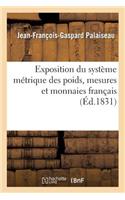 Exposition Du Système Métrique Des Poids, Mesures Et Monnaies Français, Appliqué Au Calcul Décimal