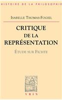 Critique de la Representation