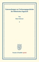 Untersuchungen Zur Verfassungsgeschichte Der Bohmischen Sagenzeit: (Staats- Und Socialwissenschaftliche Forschungen XX.4)