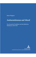 Antisemitismus Auf Abruf