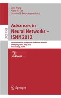 Advances in Neural Networks - Isnn 2012