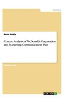 Context Analysis of McDonalds Corporation and Marketing Communication Plan