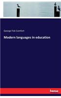 Modern languages in education