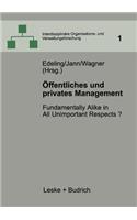 Öffentliches und privates Management