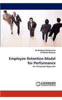 Employee Retention Model for Performance