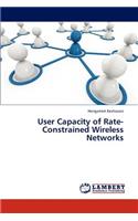 User Capacity of Rate-Constrained Wireless Networks