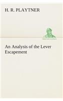Analysis of the Lever Escapement