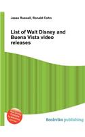 List of Walt Disney and Buena Vista Video Releases: (English)